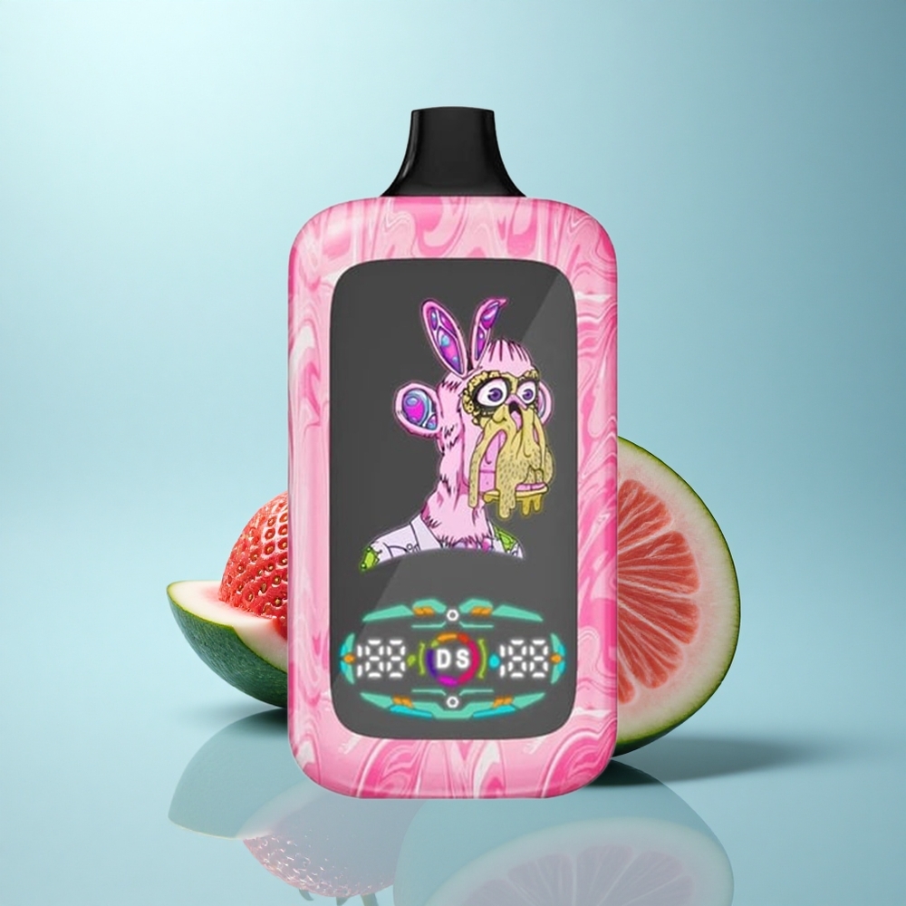 Fumot Digital Monkey 20000/40000 Puffs תות אבטיח עם מנוע כפול וסליל משולש