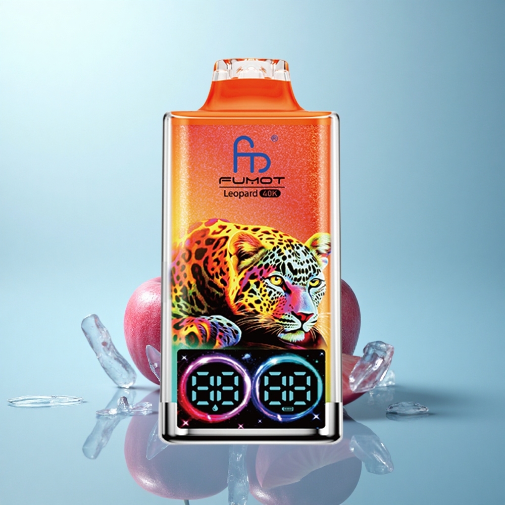 Fumot Leopard 40K Puffs דובדבן קרח עם 5% ניקוטין וסוללת 700mAh