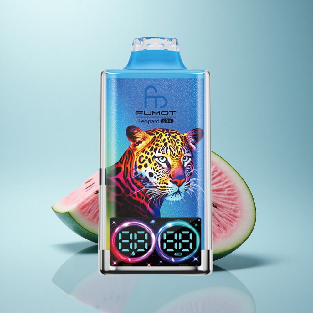 Fumot Leopard 40K Puffs מסטיק אבטיח דואל משי 5%