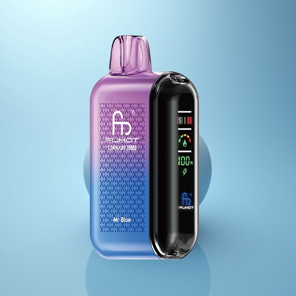 Fumot Tornado 20000 Puffs מר כחול 20 מ"ל סוללה כפולה