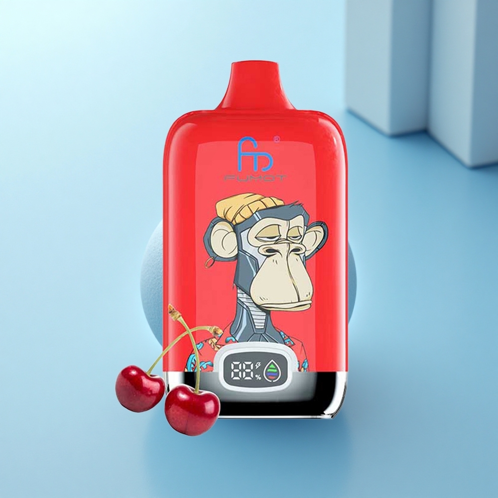 Fumot Tornado Digital Box 12000 Puffs קרחון נשימה סליל משי 20 מ"ל
