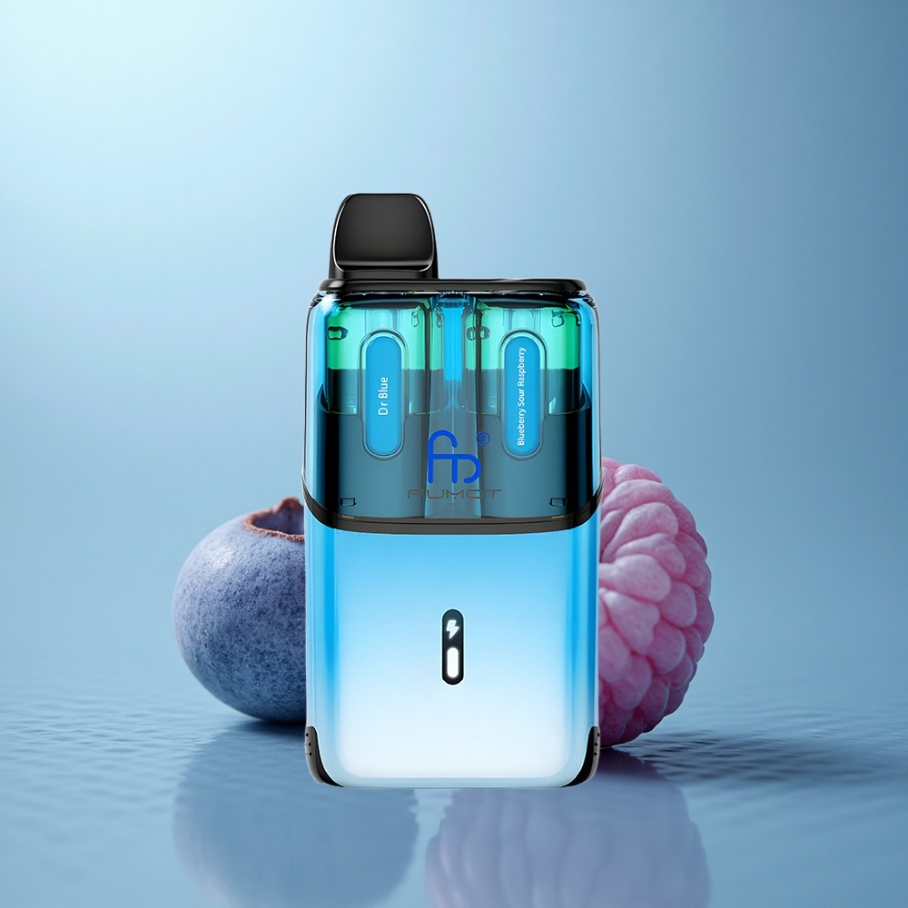 Fumot Ultra T32000 Puffs ד"ר בלו - אוכמניות חמוצות פטל עם סוללה 800mAh וסליל משובח