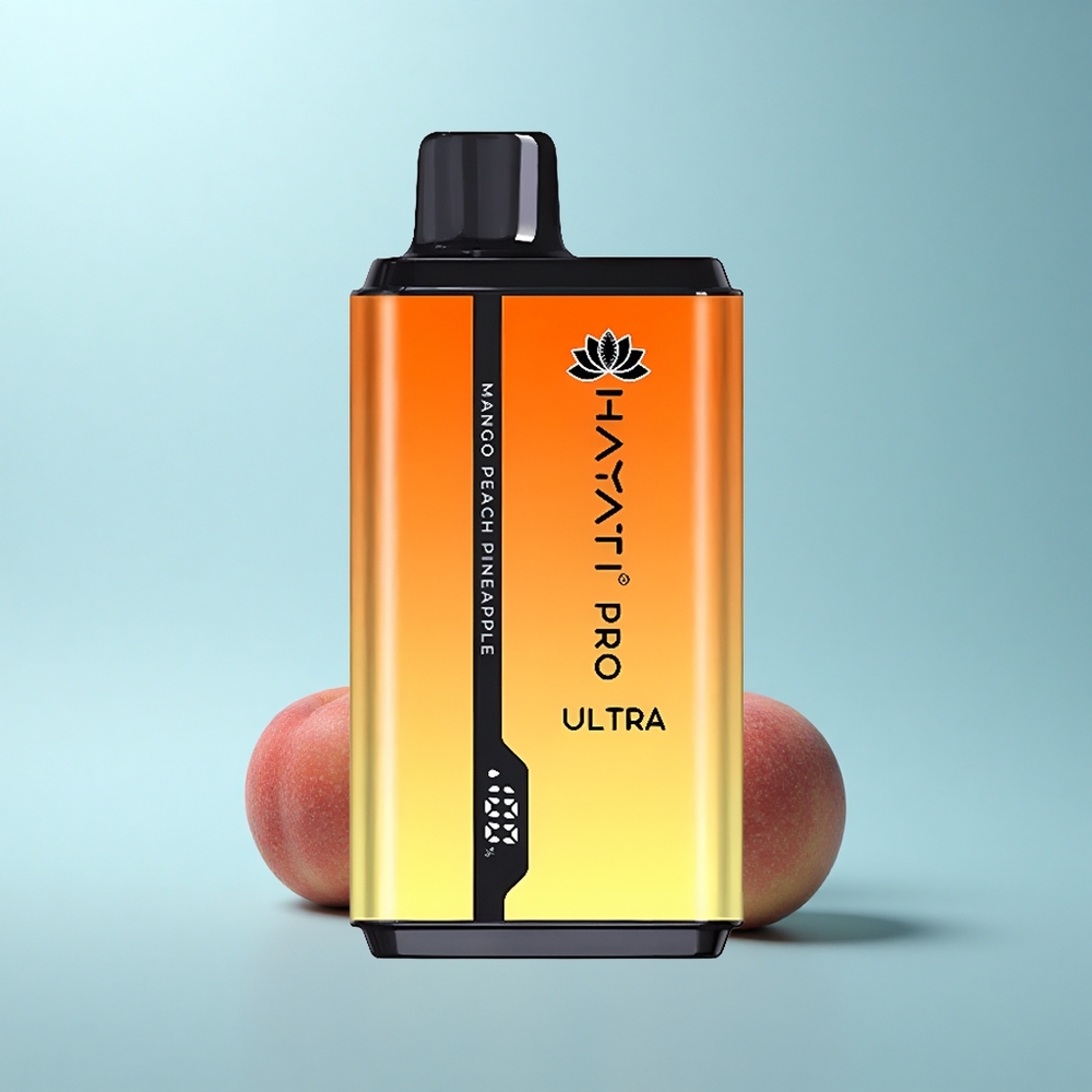 Hayati Pro Ultra 15000 Puffs אננס מנגו אפרסק 2 12מ"ל 2%