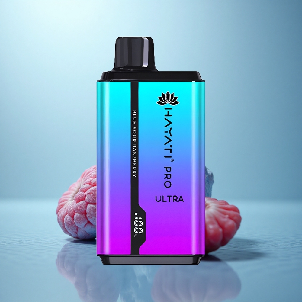 Hayati Pro Ultra 15000 Puffs בלוברי פטל מנטה 850mAh 24ml