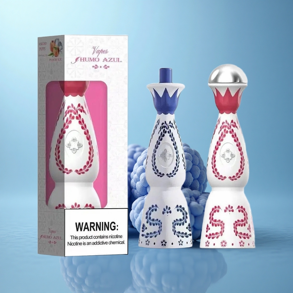 Humo Azul 15000 Puffs דוב ראז כחול 20mL 5% 15000