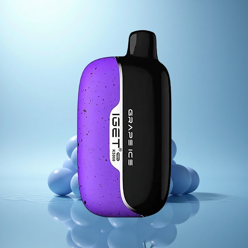 IGET Moon K5000 Puffs קרח ענבים 81.5 גרם 1.35 אוהם