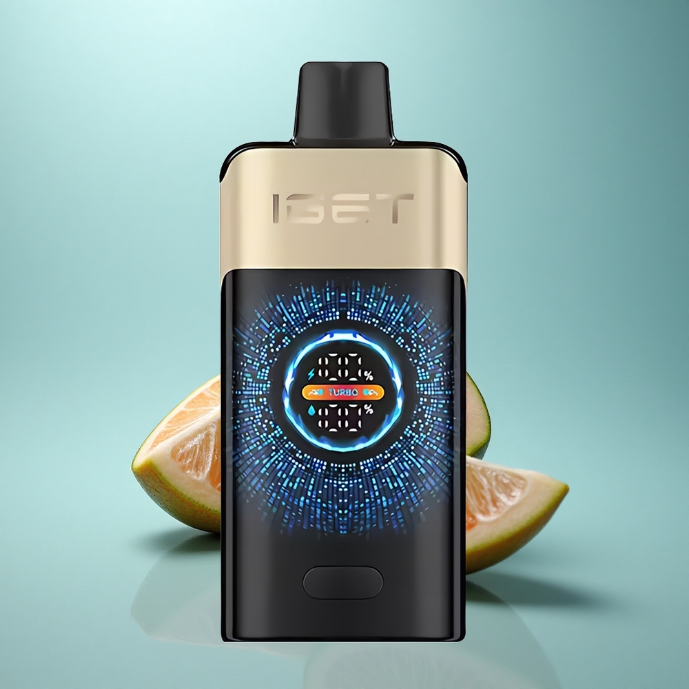 IGET ONE 12000 Puffs מונסטר תפוז טרופי עם סוללת 2700mAh ומסך צבעוני גדול