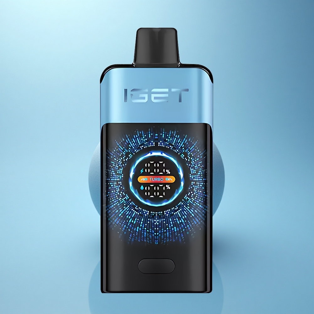 IGET ONE 12000 Puffs המפלצת הכחולה עם סוללת 2700mAh ומסך צבעוני גדול