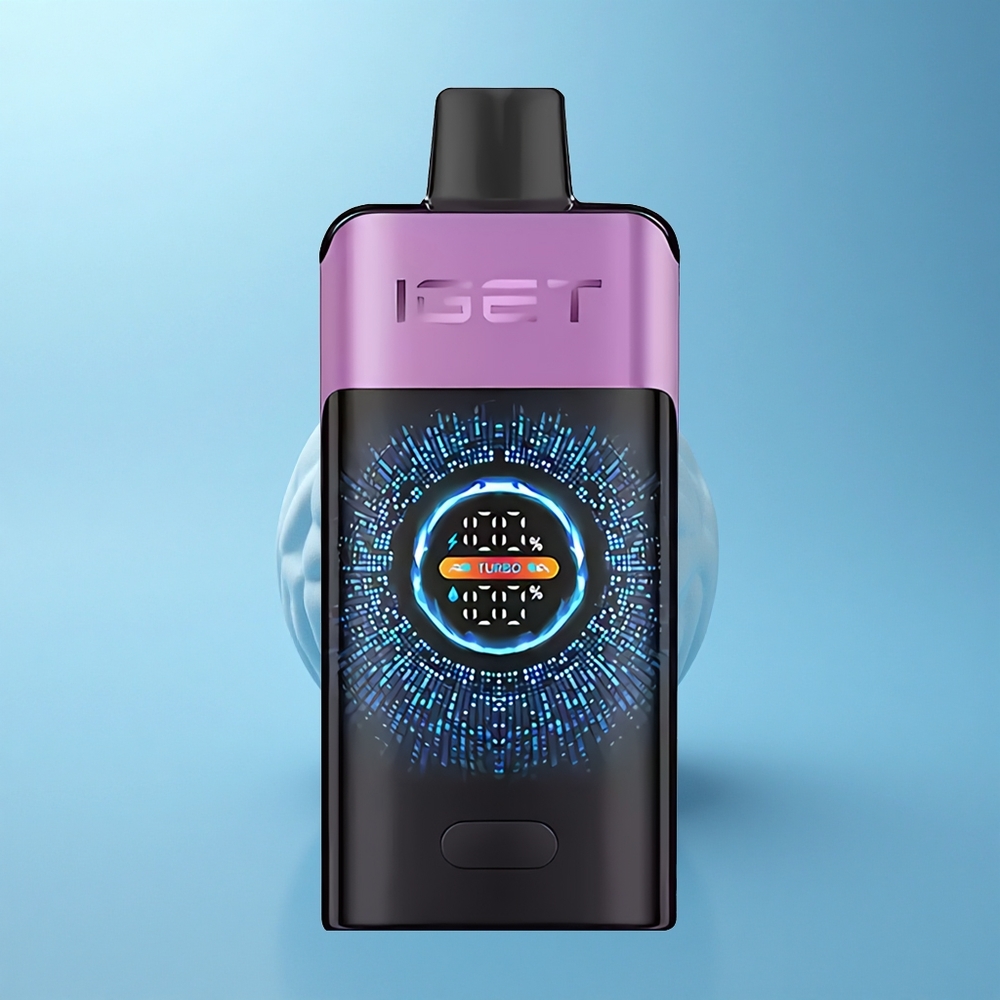 IGET ONE 12000 Puffs ענבים כפולים מסך גדול