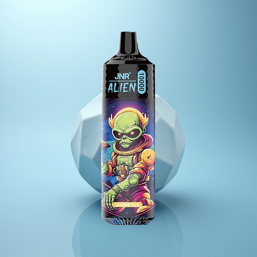 JNR Alien 10000 גויאבה קרח עם סוללה 850mAh וסליל 1.2 אוהם