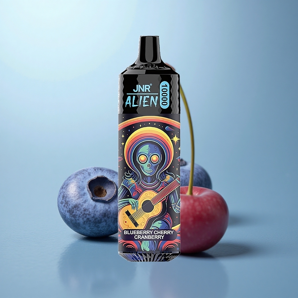 JNR Alien 10000 אוכמניות דובדבנים חמוציות סוללה 850mAh סליל 1.2Ω