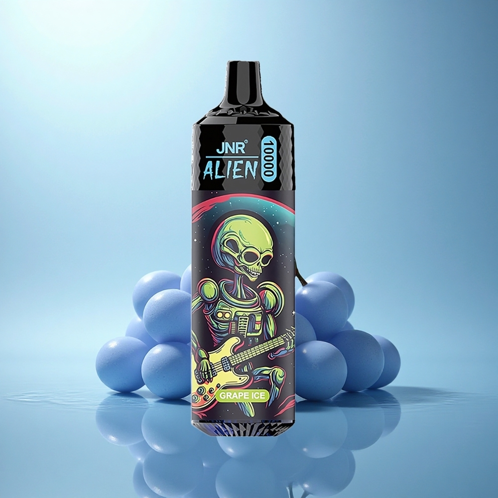 JNR Alien 10000 קרח ענבים עם סוללה 850mAh וסליל 1.2 אוהם