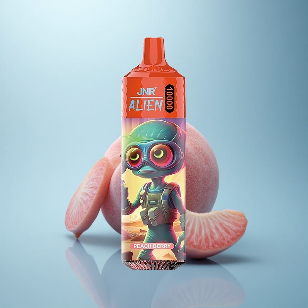 JNR Alien 10000 אפרסק יער עם סוללה 850mAh וסליל משי 1.2 Ohm
