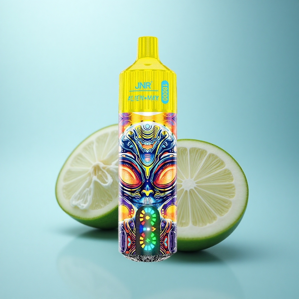 JNR Alien Max 18000 לימון & ליים דואל מסביב סוללה 850mAh טען מהיר Type-C