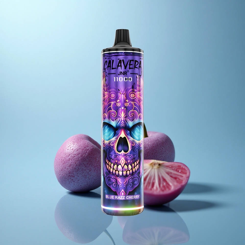 JNR Calavera 11000 דובדבן כחול רז עם סוללה 850mAh וסליל 1.0Ω
