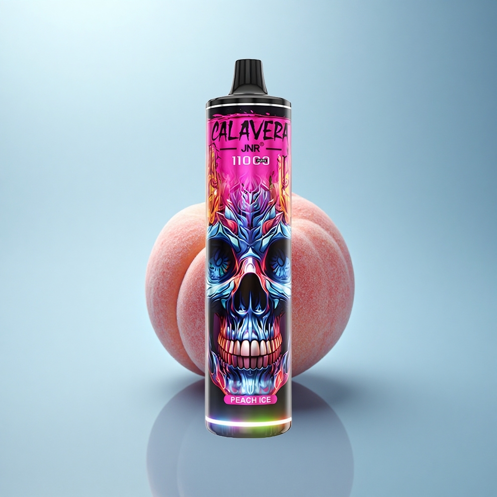JNR Calavera 11000 גלידת אפרסק מסוג C עם סוללה 850mAh וסליל 1.0ohm