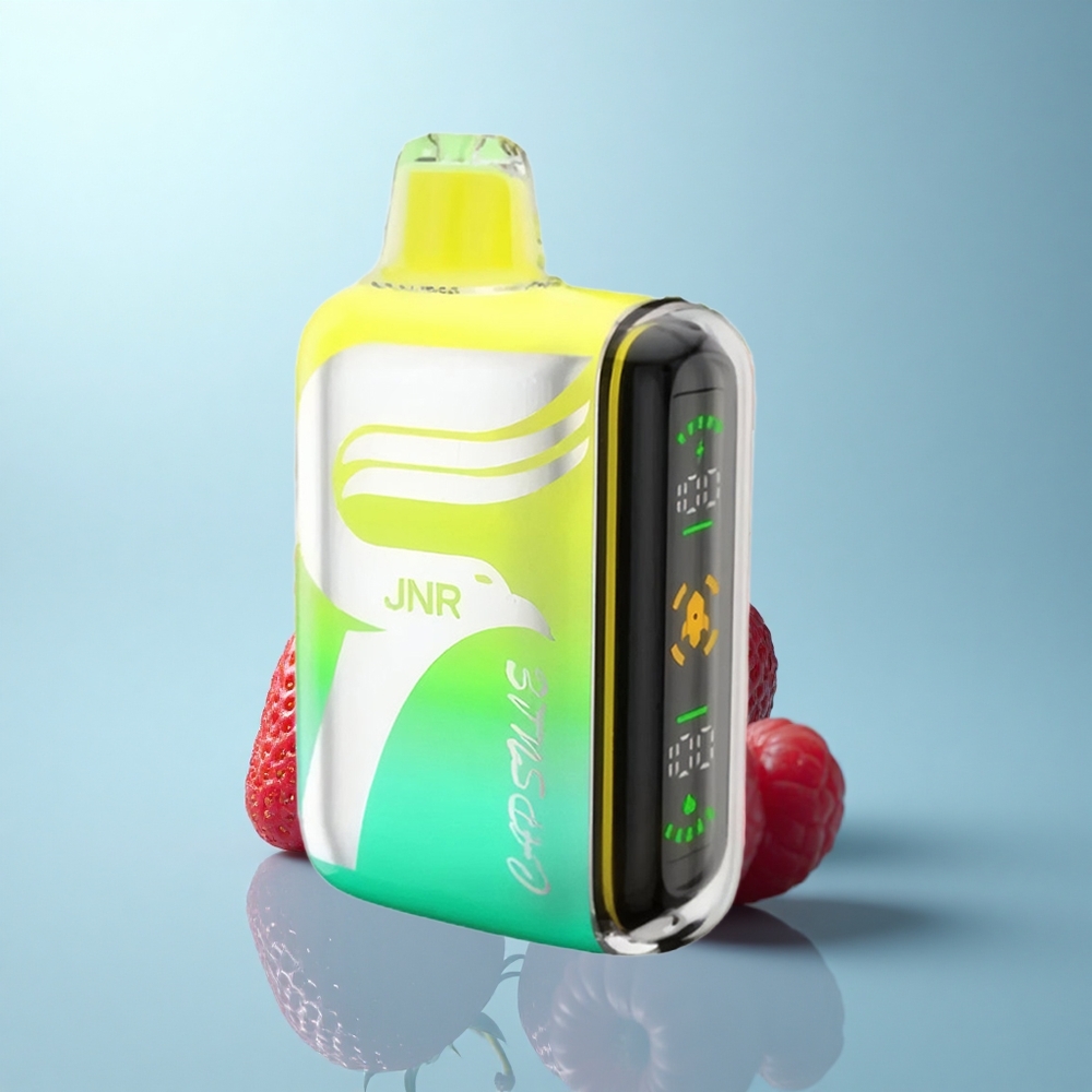 JNR Capsule 15000 תות פטל דובדבן עם סוללה 850mAh וסירטוט כפול רשת