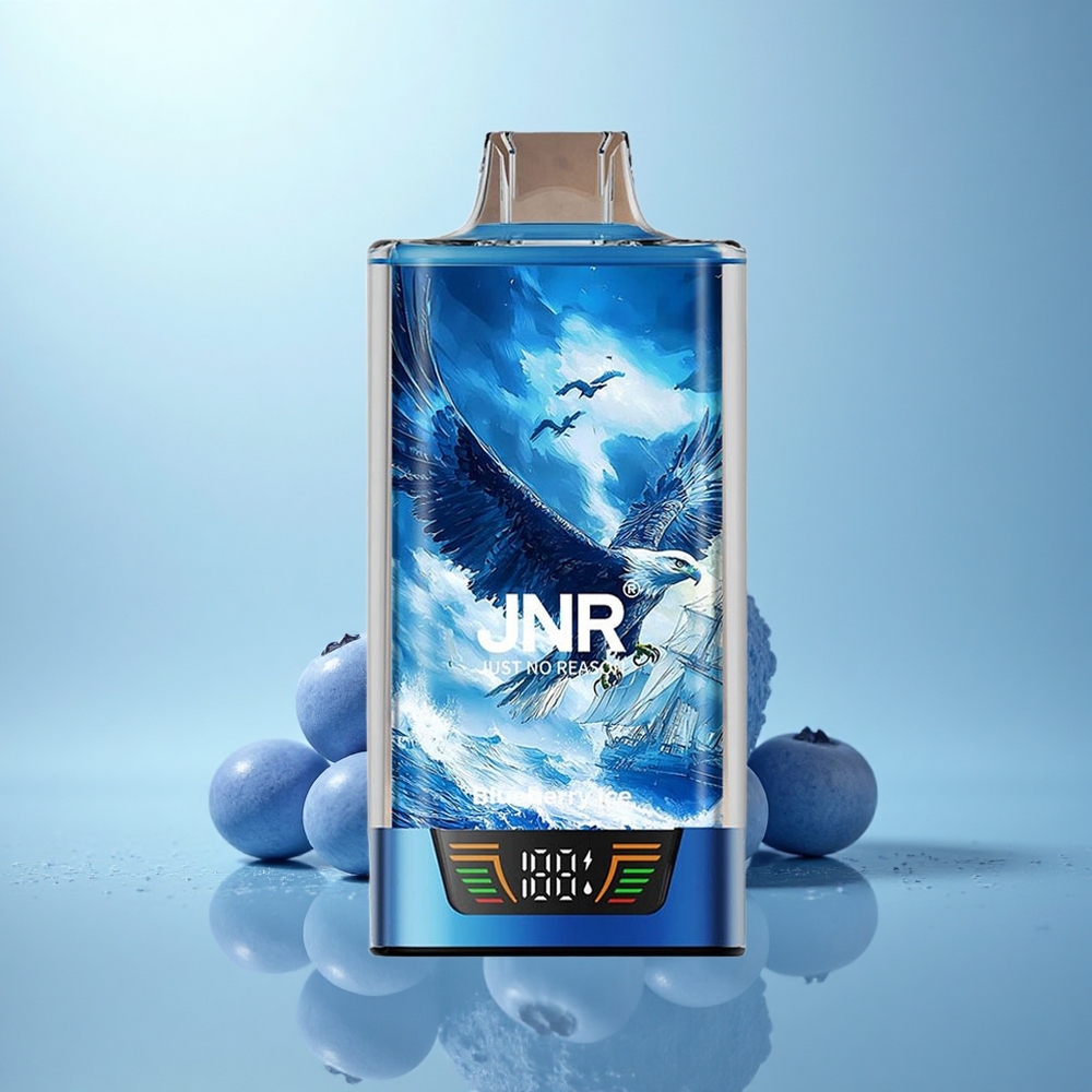 JNR Falcon Pro 28000 קרח אוכמניות עם סוללה 950mAh ומסך חכם
