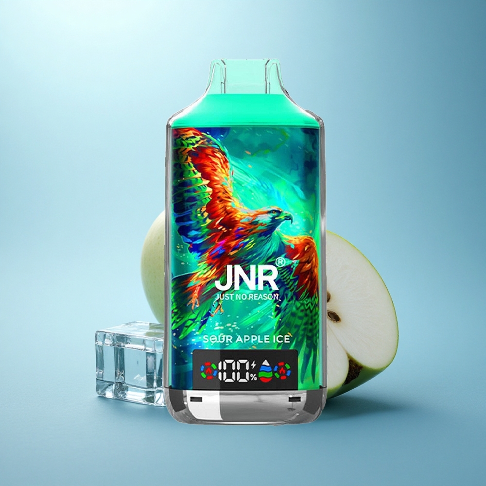 JNR Falcon X 18000 תפוח חמוץ קרח 24מ"ל סוללה 750mAh