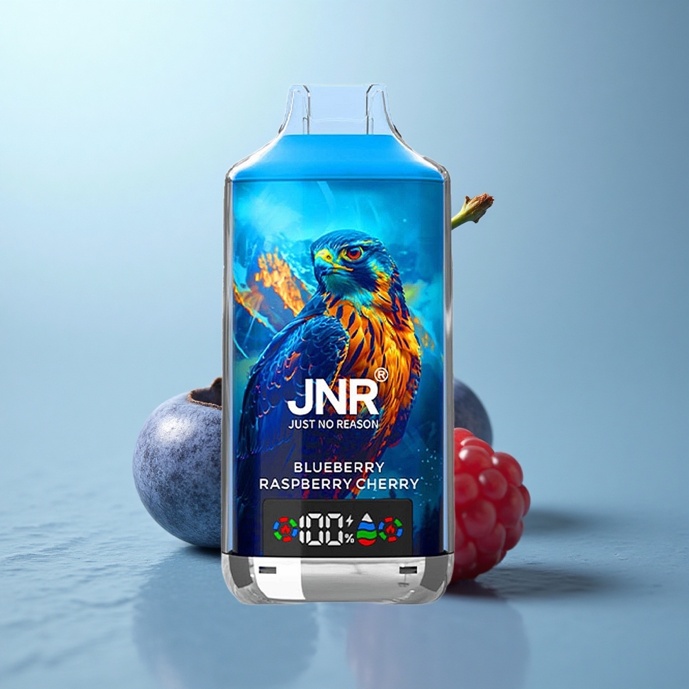 JNR Falcon X 18000 ענבים פטל דובדבן 24ml 750mAh Type-C Dual Mesh