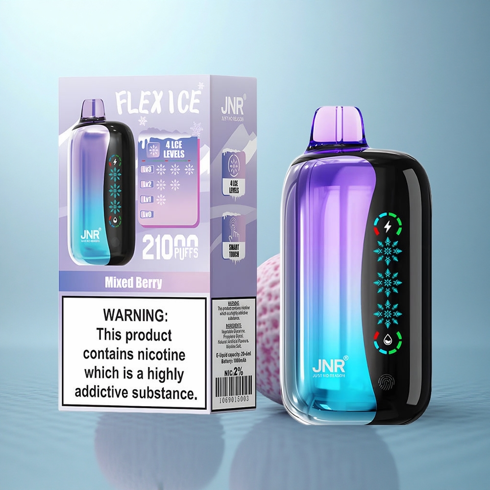JNR Flex Ice 21000 Mixed Berry Ice Adjustable 26ml Dual Mesh