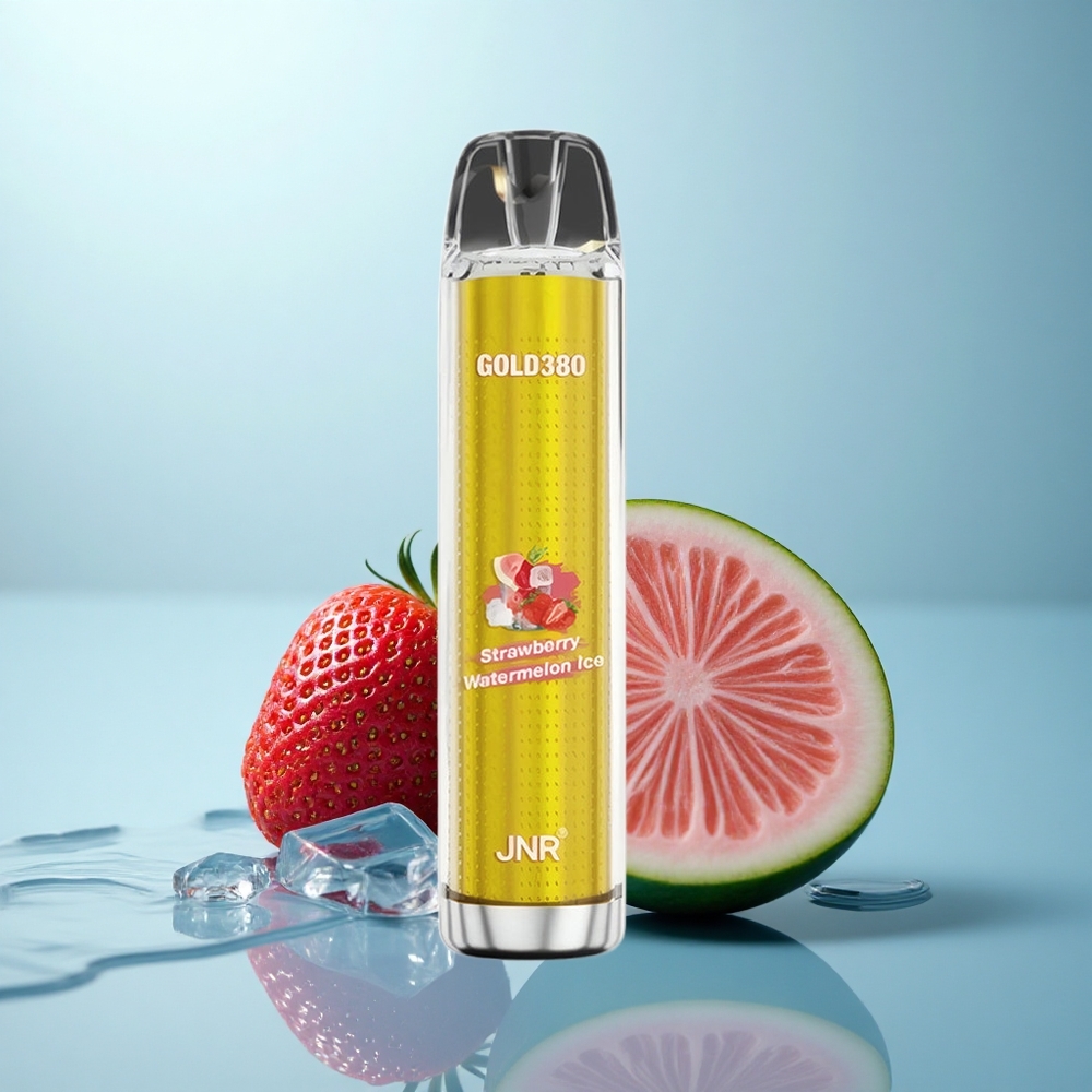 JNR Gold380 6000 תות אבטיח קרח עם סוללה 1500mAh וסליל 1.0ohm