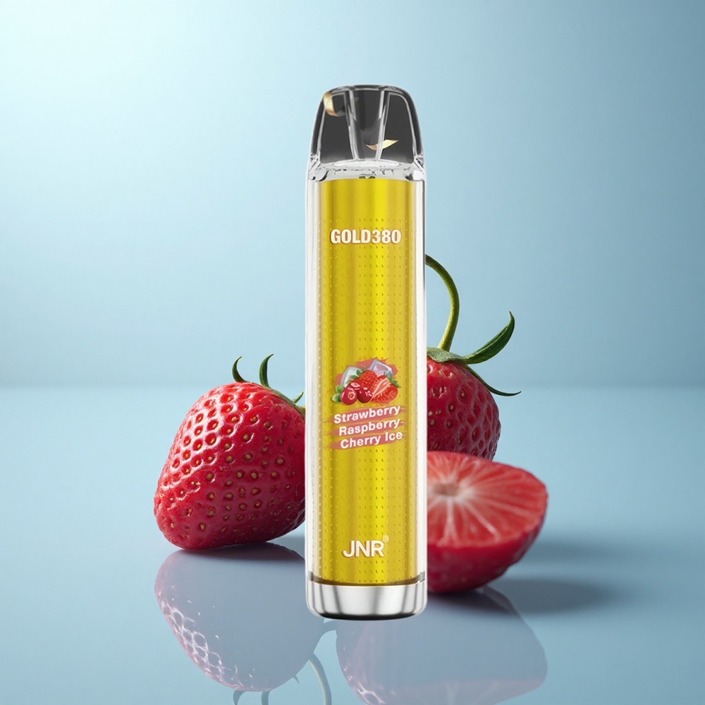 JNR Gold380 6000 תות פטל עם סוללה 1500mAh וסליל 1.0ohm