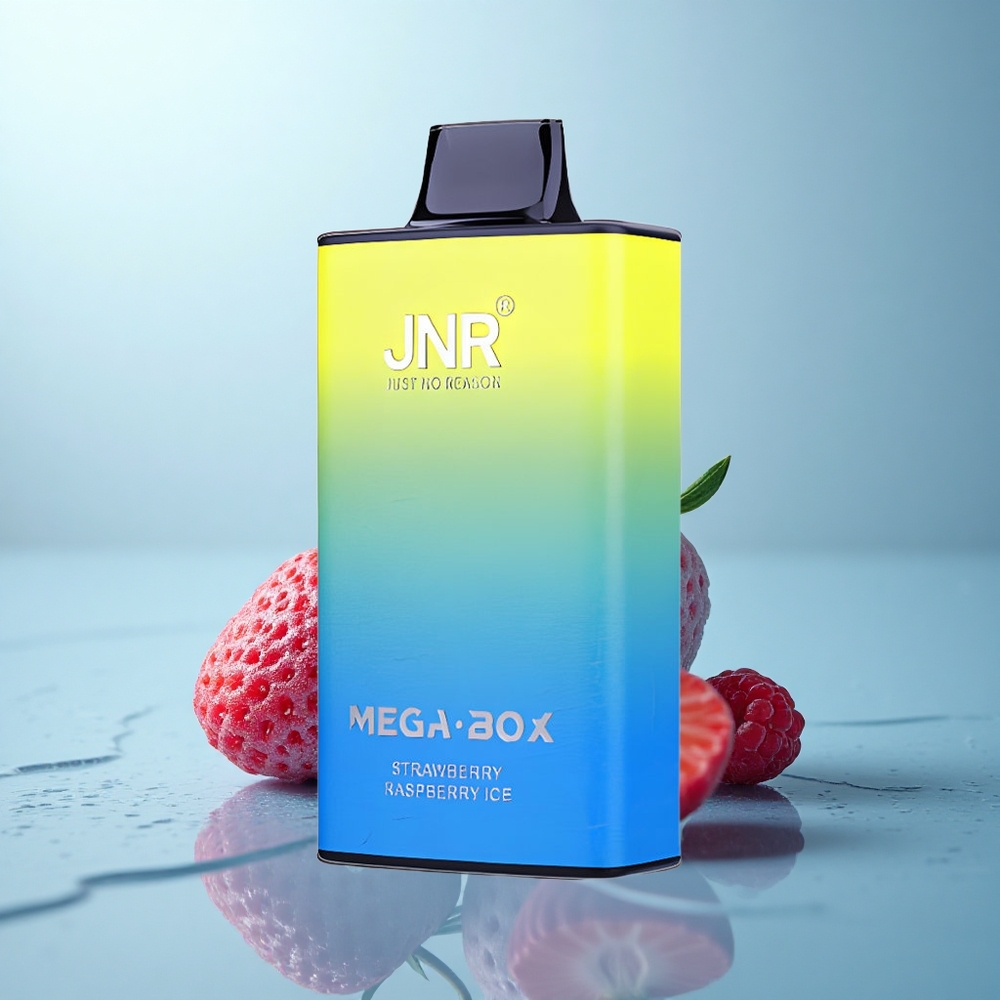 JNR Mega Box 25000 תות פטל קרח עם 30 מ"ל וסוללת 850mAh