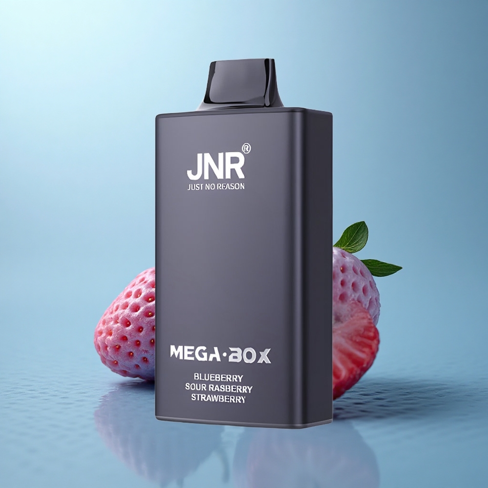 JNR Mega Box 25000 ענבה חמוצה תות 30 מ"ל סוללה מהירה
