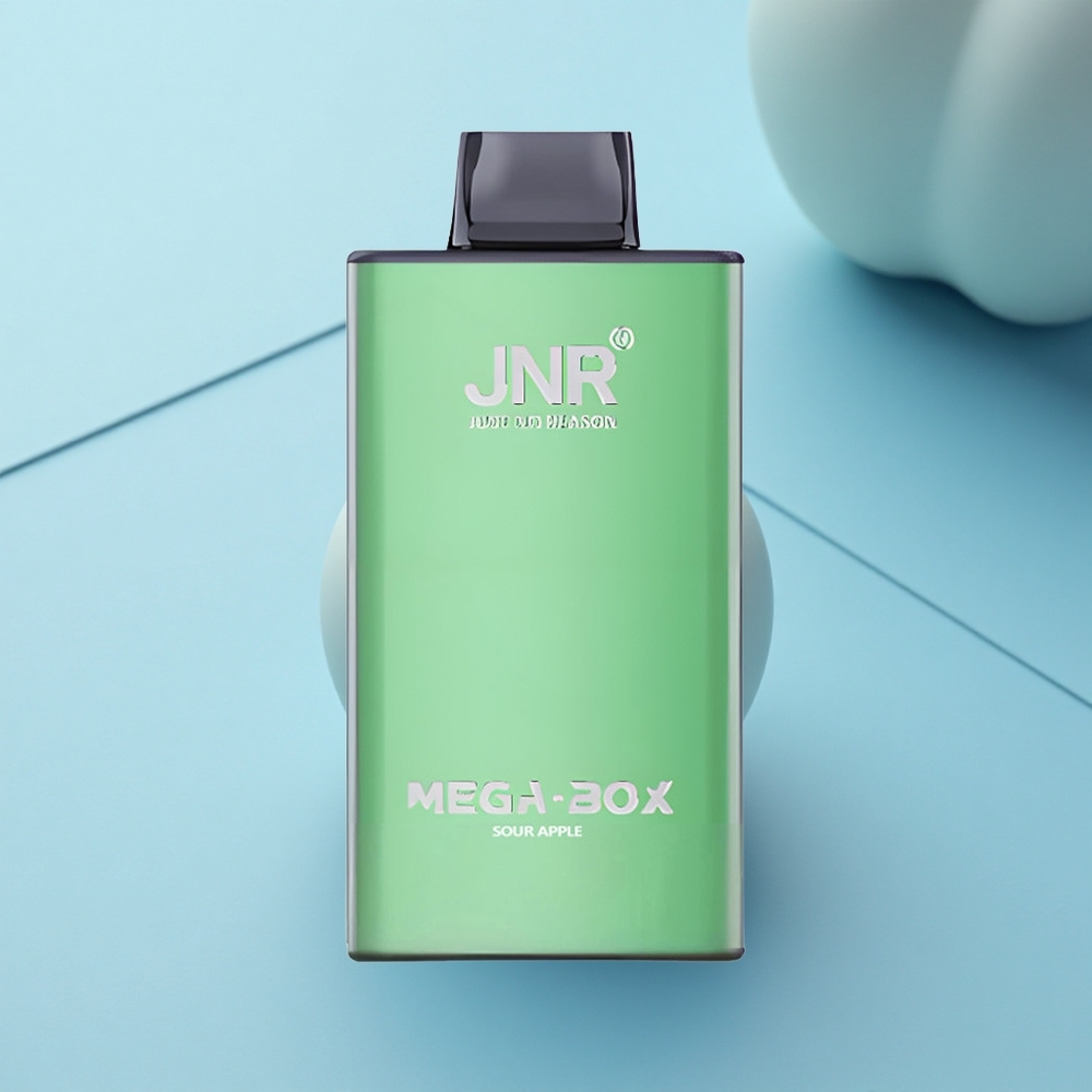 JNR Mega Box 25000 תפוח חמוץ כפול סליל 30 מ"ל