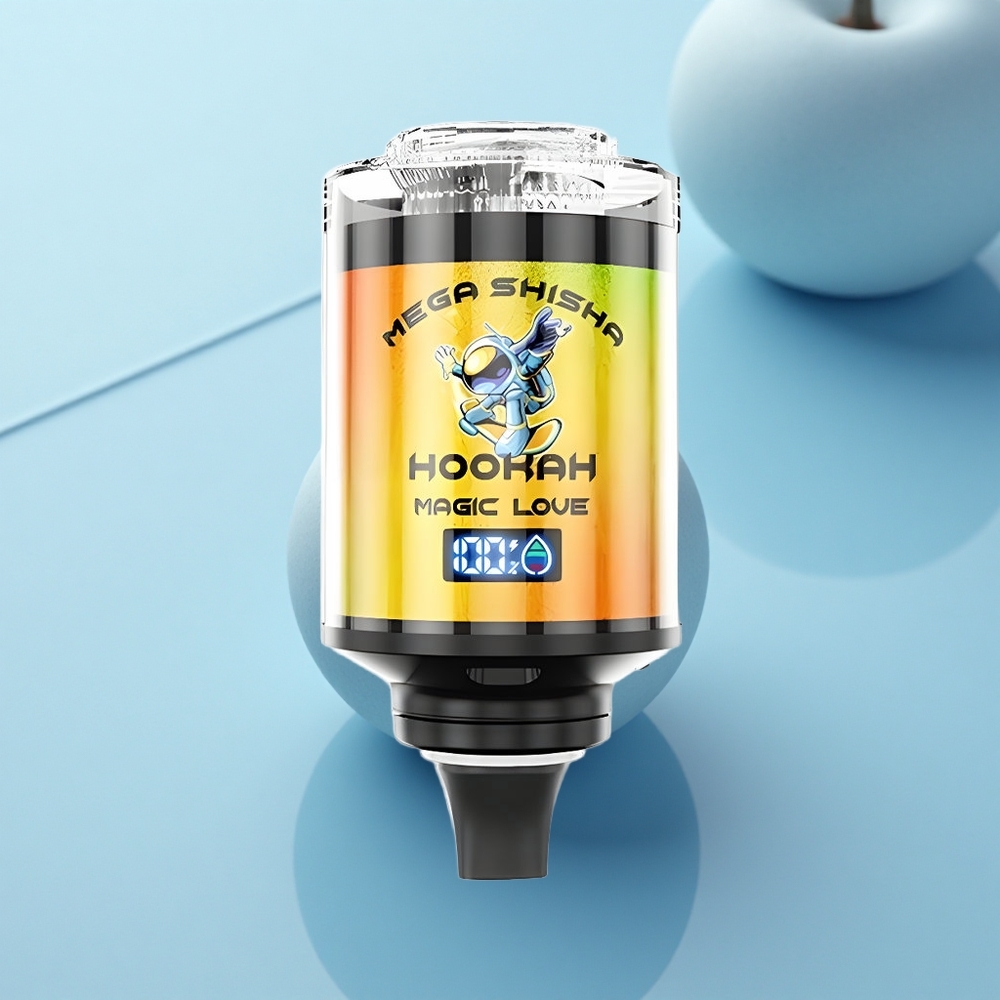 JNR Mega Shisha Hookah 100K אהבה קסומה 2200mAh סוג-C זרימת אוויר מתכווננת