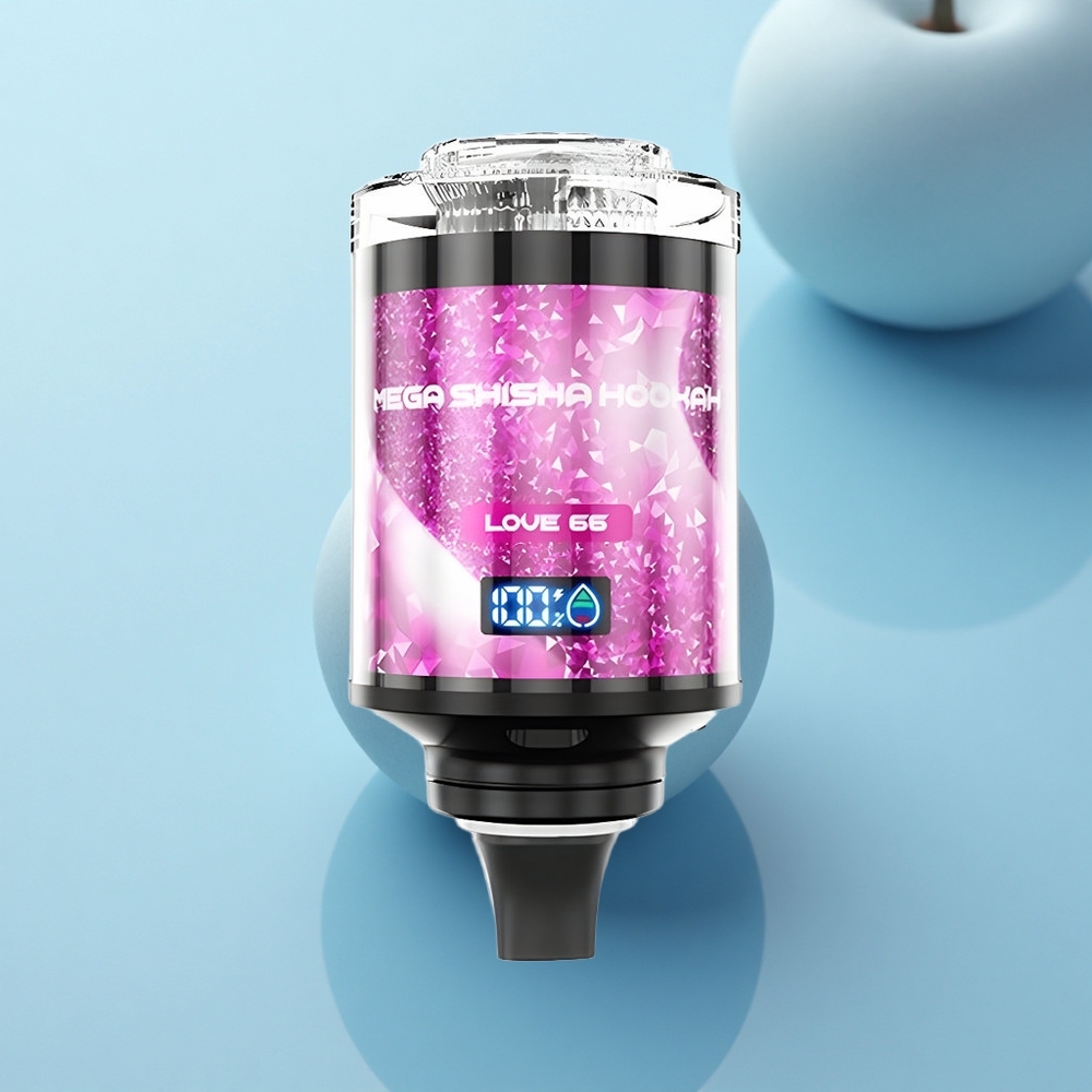 JNR Mega Shisha Hookah 100K אהבה 66 2200mAh 60ml