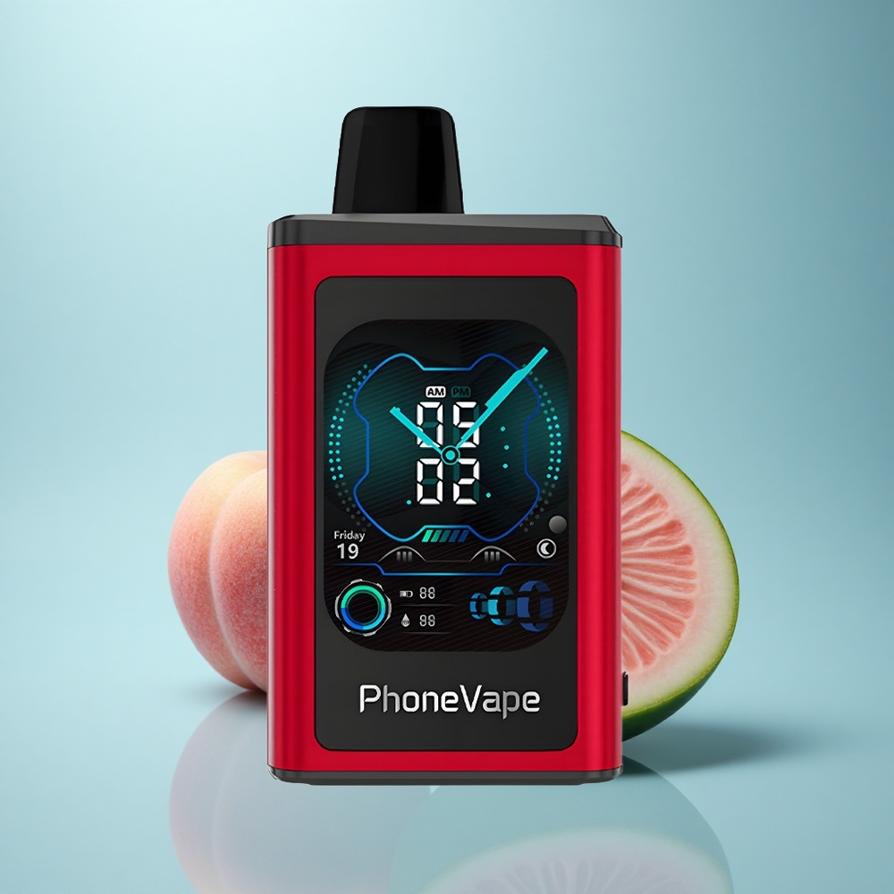 JNR PhoneVape 30000 אבטיח מנגו אפרסק עם סוללה נטענת ושליטה מרחוק