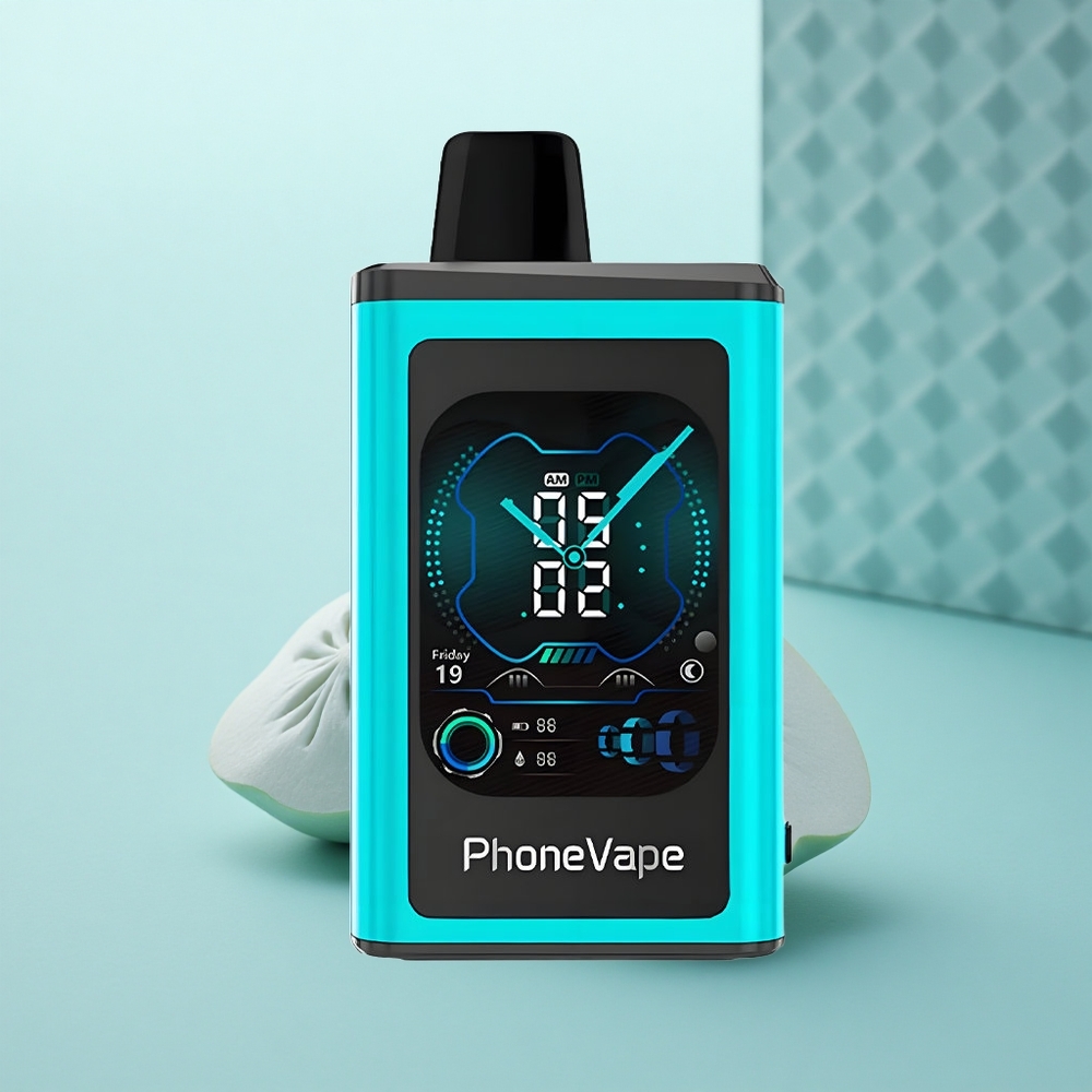 JNR PhoneVape 30000 מינט מיאמי עם סוללה נטענת ושליטה באפליקציה