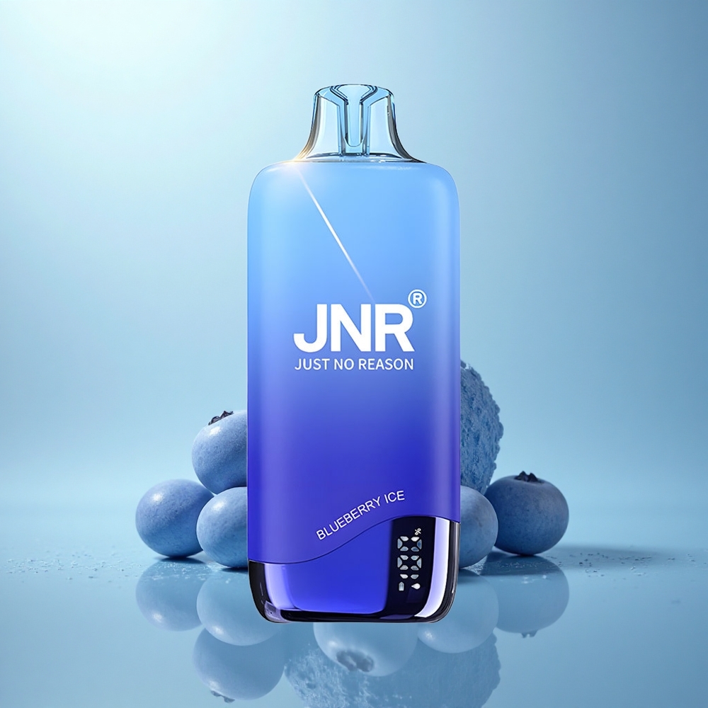 JNR Rainbow 10500 ענב כחול קרח עם סוללת 600mAh וסליל 0.8ohm