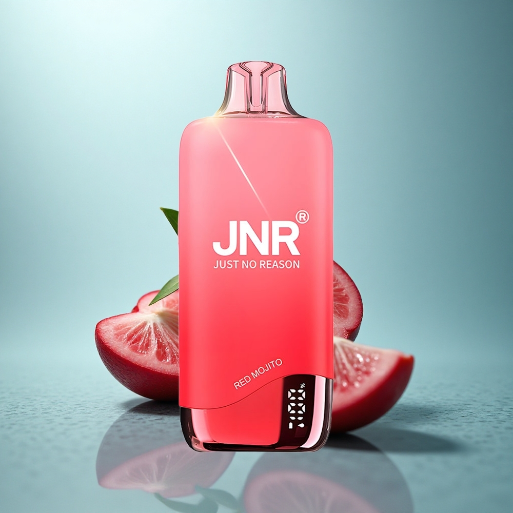 JNR Rainbow 10500 מוחיטו אדום עם סוללה 600mAh ומיכל 18ml