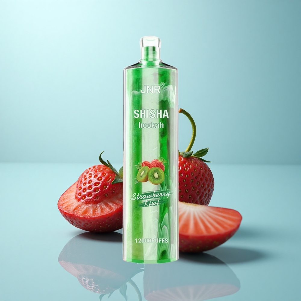 JNR Shisha Hookah 12000 תות קיווי 24 מ"ל 750mAh