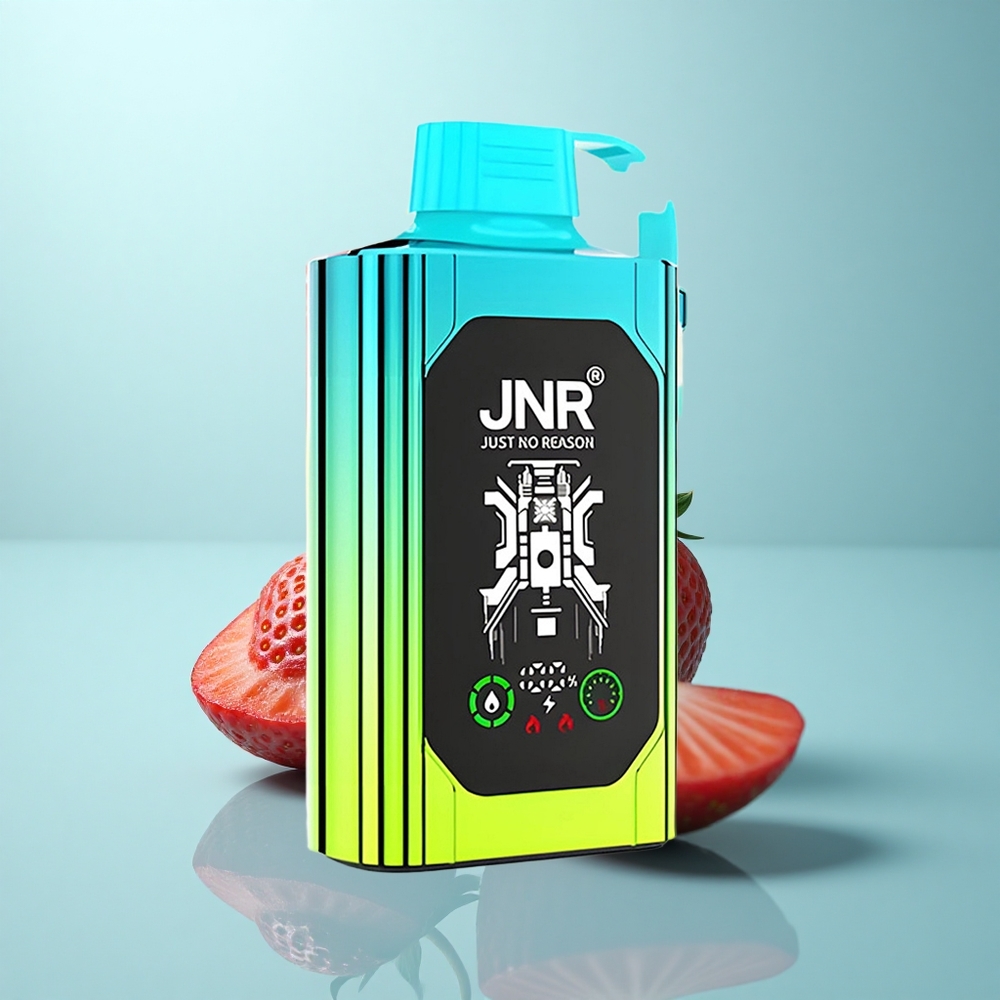 JNR Shisha Hookah Box 20500 תות קיווי עם סוללה 1000mAh וסליל כפול