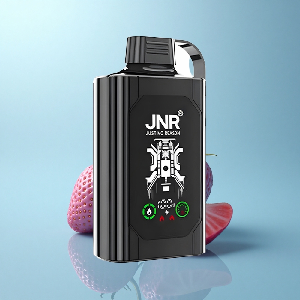 JNR Shisha Hookah Box 20500 תות ענבים עם סוללה 1000mAh וסליל כפול