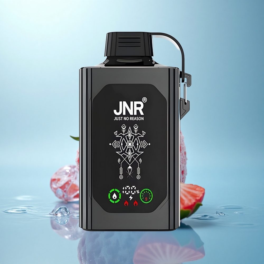 JNR Shisha Hookah Box 20500 תות גלידה עם סוללה 1000mAh וסליל כפול