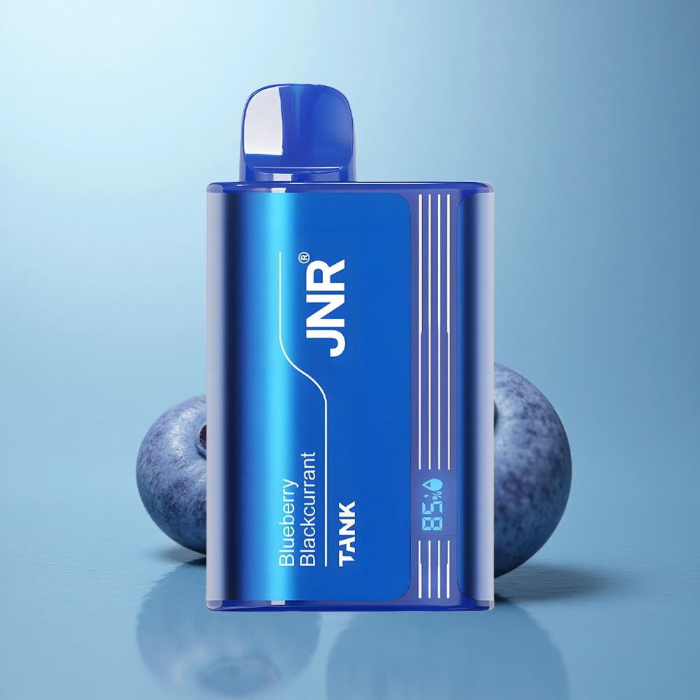 JNR Tank 10000 ענב שחור פטל כחול עם סוללה 650mAh וסליל כפול