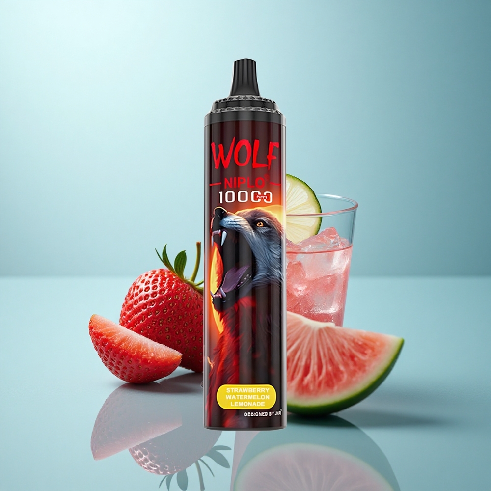 JNR Wolf Niplo 10000 תות אבטיח לימונדה 1.0 אוהם 20ml
