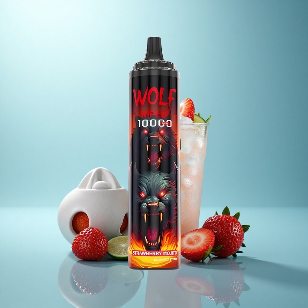 JNR Wolf Niplo 10000 תות מוחיטו 20 מ"ל סוללה 650mAh
